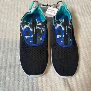 Speedo Kids Water Shoes - Black and Blue Camo